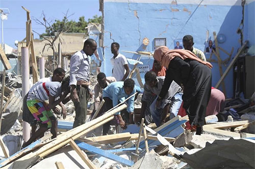 atentado con coche bomba en Mogadiscio Un nuevo atentado en Mogadiscio reivindicado por Al Shabab